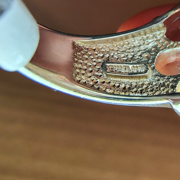 Sterling Silver Blue Topaz & Opal Ring • Oval Gemstones • New with Tag - Picture 6 of 12